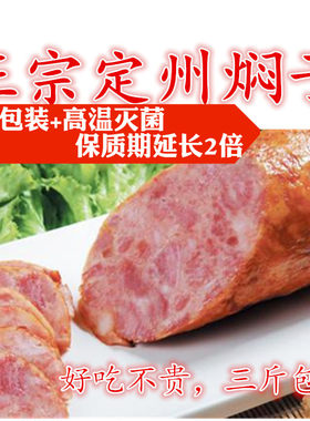河北特产正宗定州焖子保定定州特产定州特产猪肉焖子灌肠熏肉闷子