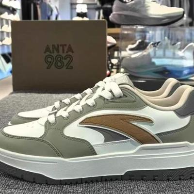 2024冬季新款安踏男王一博同款982厚底运动休闲鞋板鞋112448068