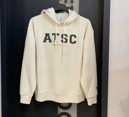 安踏休闲潮流针织连帽卫衣