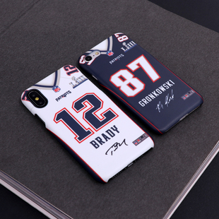 爱国者汤姆布雷迪球衣款适用于苹果iPhone15ProMax13XR12Plus14XS小米VIVO华为OPPO手机壳