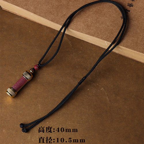 手工编织吊坠朱砂嘎乌朱砂粉情侣