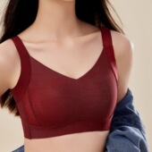 K003 大胸显小调整型内衣提拉防下垂舒适薄款 固定杯文胸罩