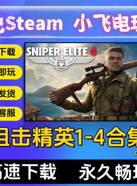 狙击精英1/2/3/4电脑单机破解版PC游戏免steam死亡战争全系列特价
