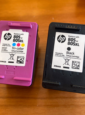 惠普原装hp1210 1212 2332 2722打印机YM72AA 805 805XL墨盒黑彩