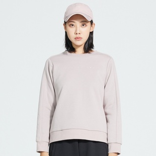 TECTOP探拓户外春秋季 加绒保暖休闲衣运动简约圆领套头卫衣 女士款