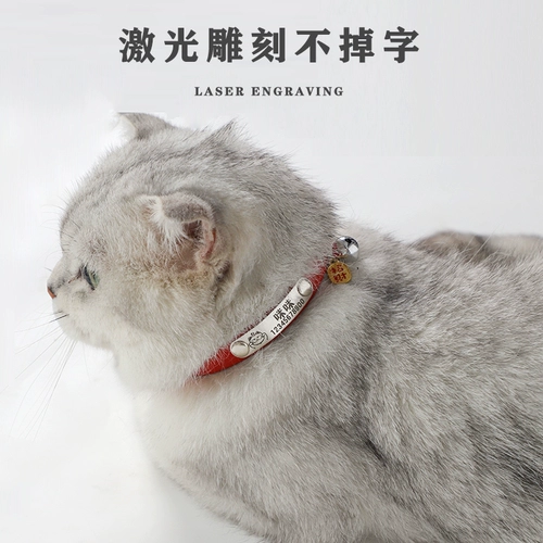 Чокер, шарф, колокольчик, ожерелье, из натуральной кожи, кот, кошки и собаки