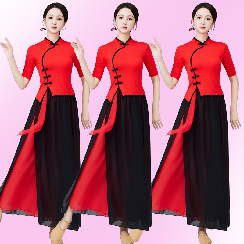 广场舞服装古典优雅舒适亲肤