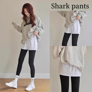 配鲨鱼裤的屁帘叠穿高级感女下摆冬季卫衣打底神器内穿遮臀半身裙