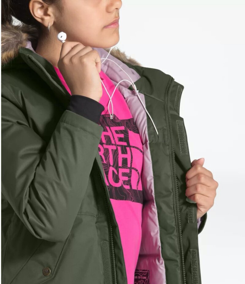 海淘 The North Face Greenland TNF格陵兰 女大童防水连帽羽绒服