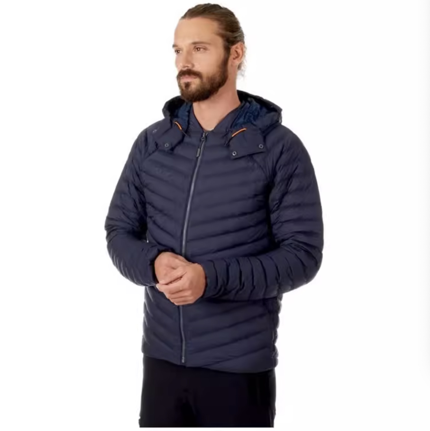 海淘正品 Mammut Alvra 猛玛象 男装连帽850鹅绒超轻薄排骨羽绒服