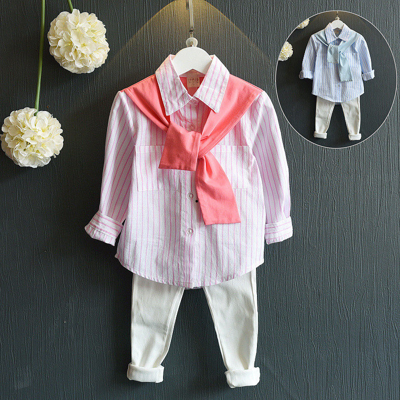 Chemise fille à manche longue - Ref 2088548 Image 1