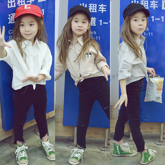 Chemise fille à manche longue - Ref 2087099 Image 1