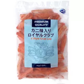 泰国进口帝皇V棒蟹柳寿司火锅
