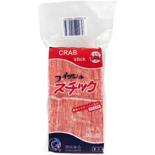大崎蟹柳蓉钰蟹柳寿司火锅材料即食国产大崎蟹柳蟹肉棒500克/30条