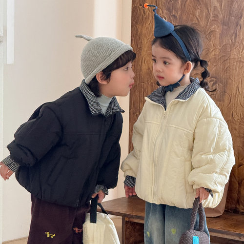 儿童加绒秋冬面包服棉服新款