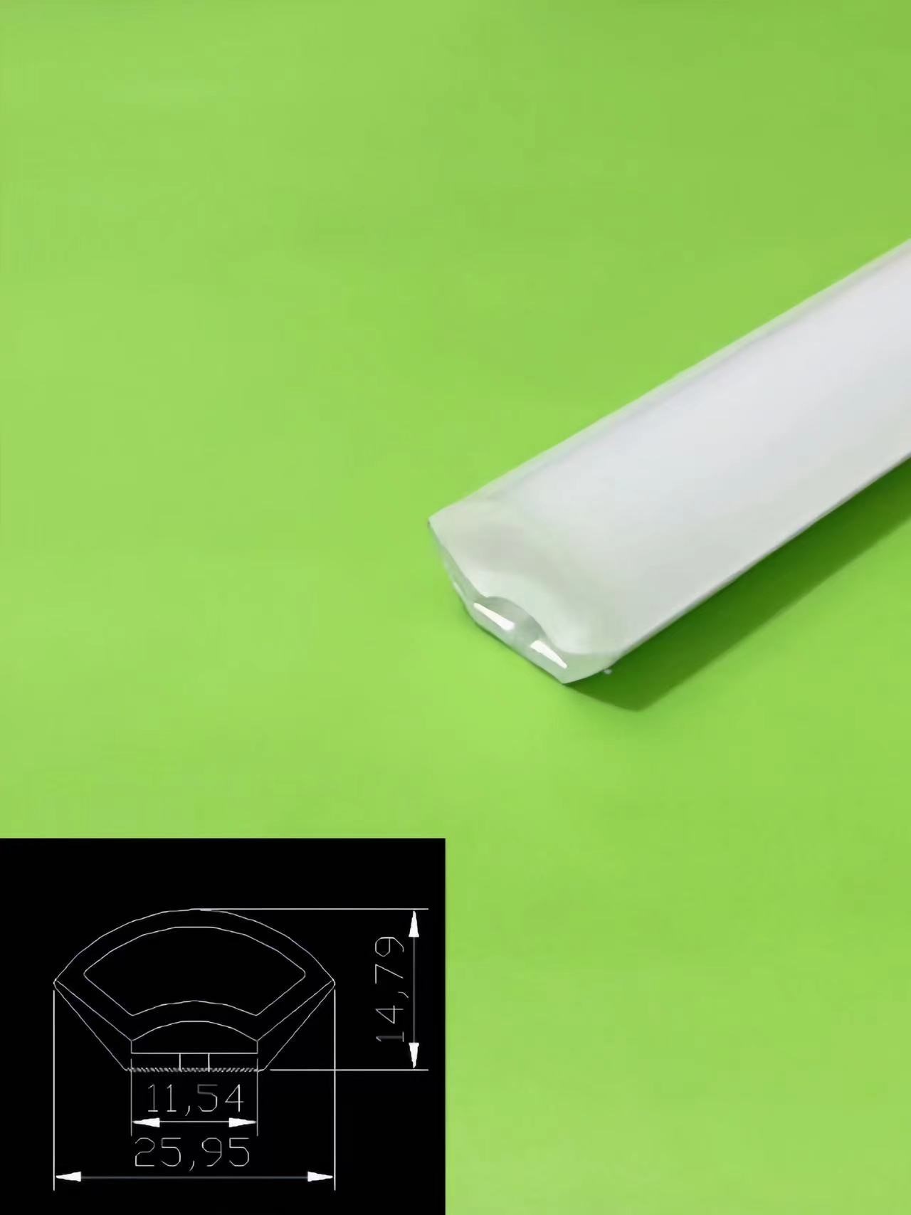 led柔性可弯曲线条灯三角直角墙角阴角V型户外防水硅胶灯带线形灯