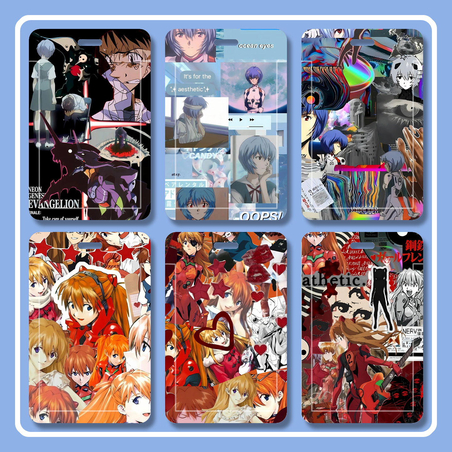 EVA周边二次元卡套男女学生公交卡饭卡证件保护套简约款个性滑盖