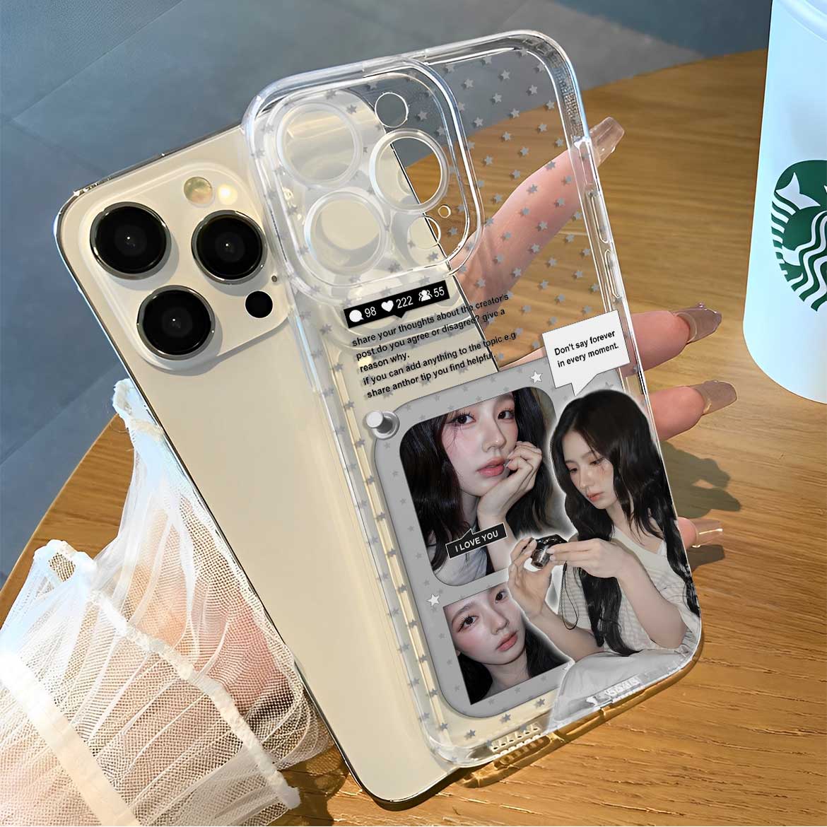 赵美延韩系波点拼贴甜美ins手机壳适用于iPhone苹果17小米17opporeno14华为vivo红米荣耀