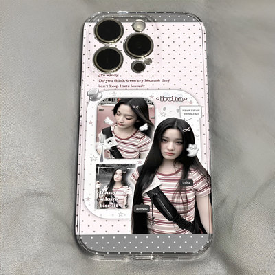 iroha外园彩羽韩系波点ins小众清新手机壳适用于iPhone苹果17小米17opporeno15华为vivo红米荣耀