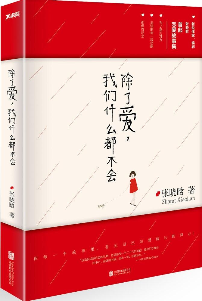 正版书籍 除了爱我们什么都不会 张晓晗 北京联合出版公司 青春/都市