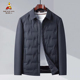 商务简约休闲羽绒服01219 冬季 甄选鸭绒 稻草人男士