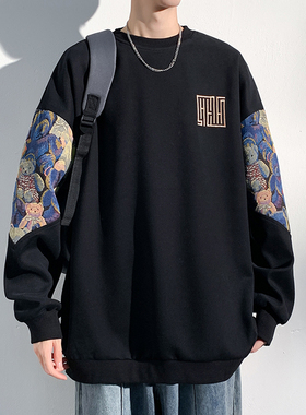 2025 春季新款 光影墙大码320克华棉刺绣卫衣M-5X HW23675-特P35