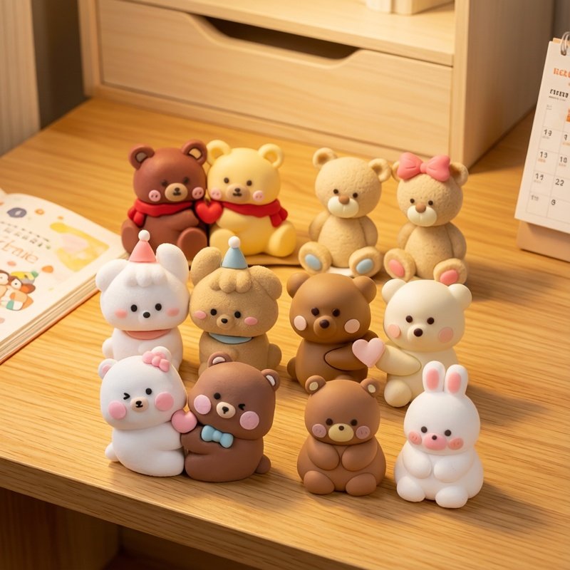 网红情侣爱心小熊小狗兔子蛋糕装饰摆件软胶玩偶情人节纪念日表白,节庆用品/礼品,蛋糕/烘焙装饰用品,淘宝优惠券,粉丝福利购,淘宝优惠卷