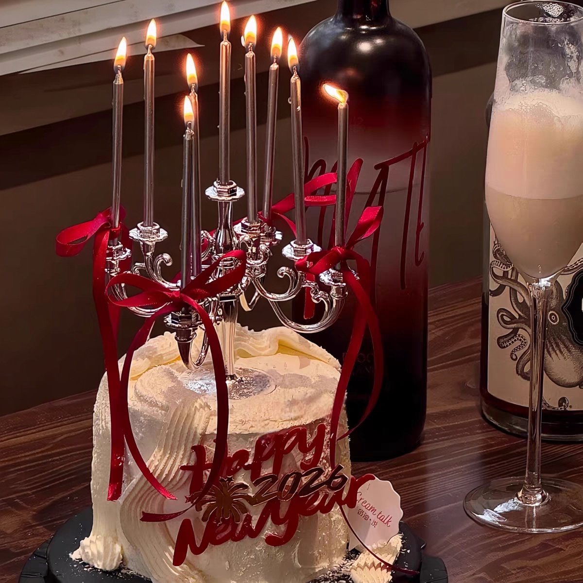 2026网红跨年烛台蛋糕装饰摆件新年快乐亚克力插牌马年装扮插件,节庆用品/礼品,蛋糕/烘焙装饰用品,淘宝优惠券,粉丝福利购,淘宝优惠卷