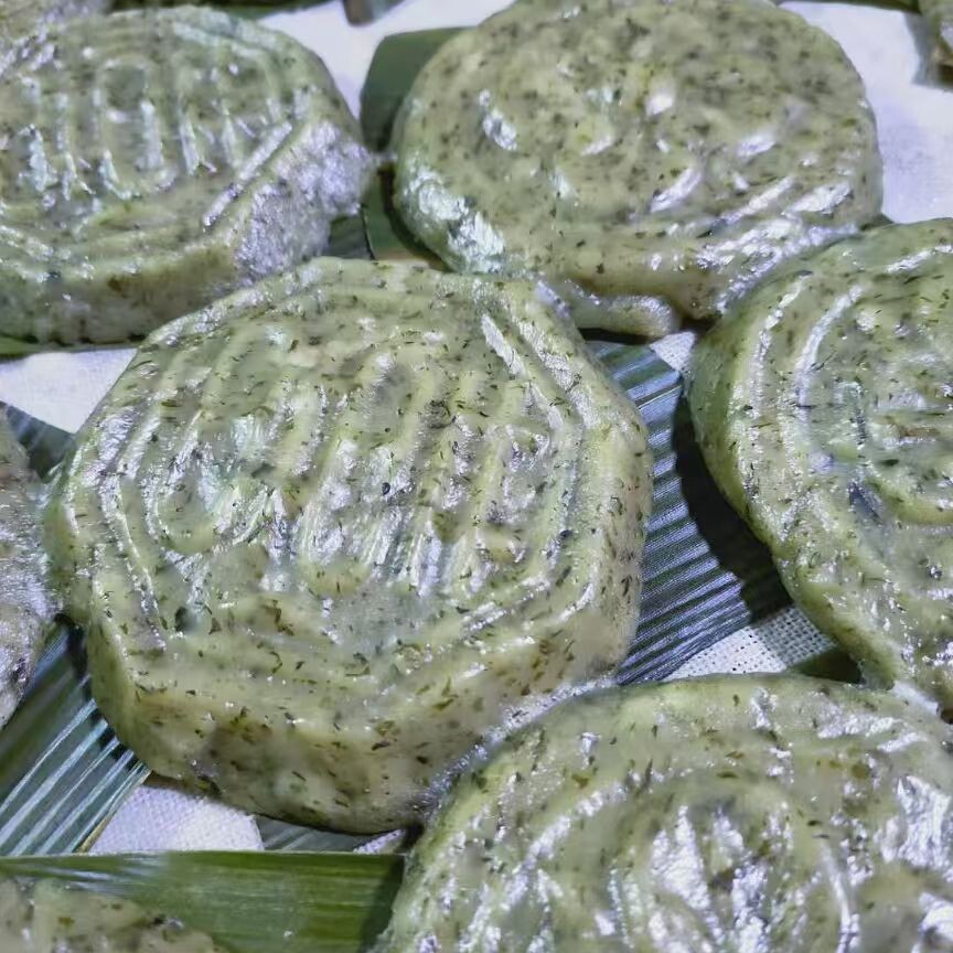 安徽安庆纯手工水萩粑 水菊粑 青团蒿子粑 毛香粑现做现发10个装
