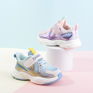 足圣童鞋23年秋新款1-2-3岁男女童运动鞋轻便透气宝宝机能鞋33506