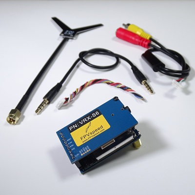 FPVspeed  VRX-S6 图传接收机 2/2.2GHz 8CH直插FatShark Skyzone