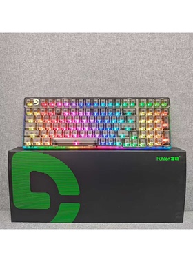 富勒K9无线三模游戏机械键盘全99键热插拔全键无冲网吧台式笔记本