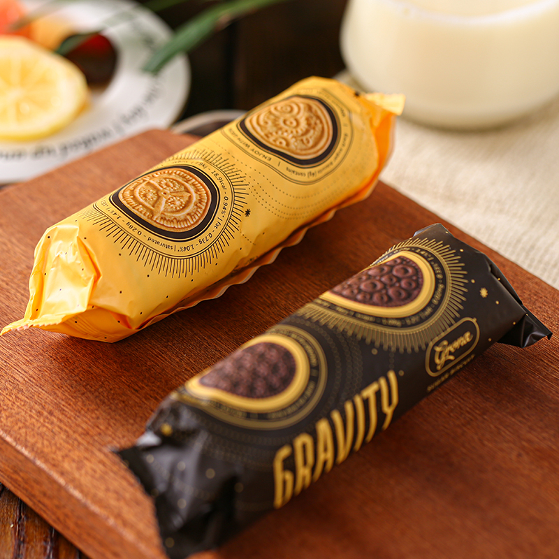 GRAVITY爱比可小甜甜引力饼干焦糖味巧克力味乌克兰饼干休闲零食