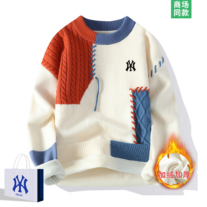 秋冬新款潮牌针织衫毛衣男士