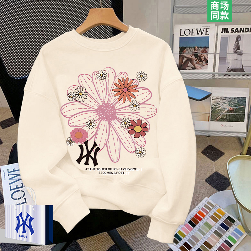 春秋季新款圆领卫衣男士t恤衫