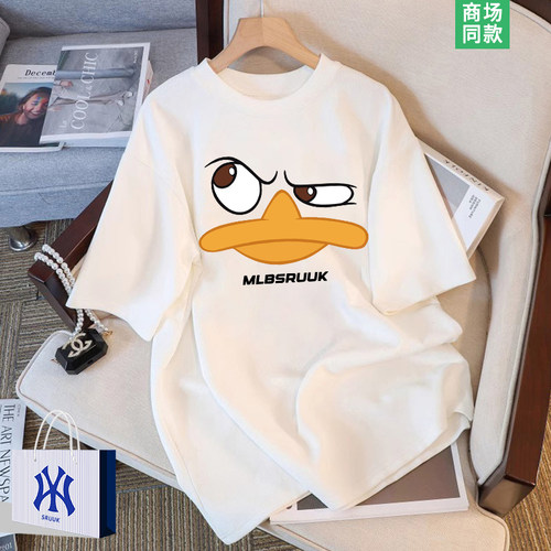 今年流行男女款夏季短袖t恤