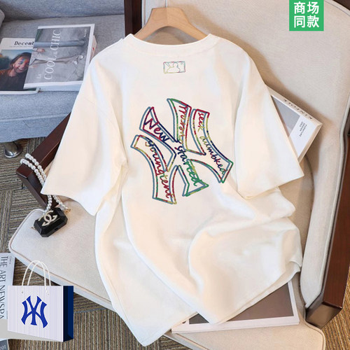 短袖t恤女夏季潮牌美式上衣