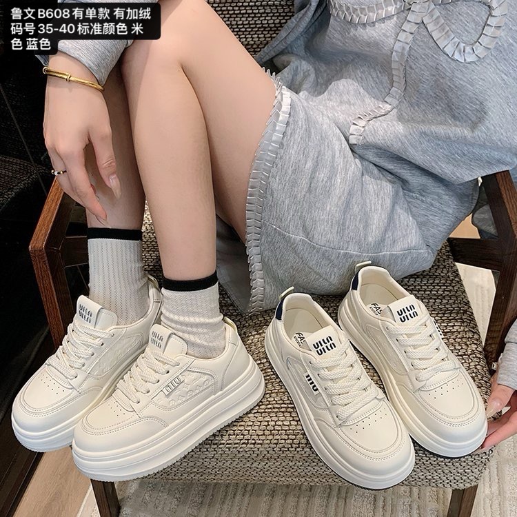 2025新款真皮复古小众潮牌高帮鞋女款休闲板鞋