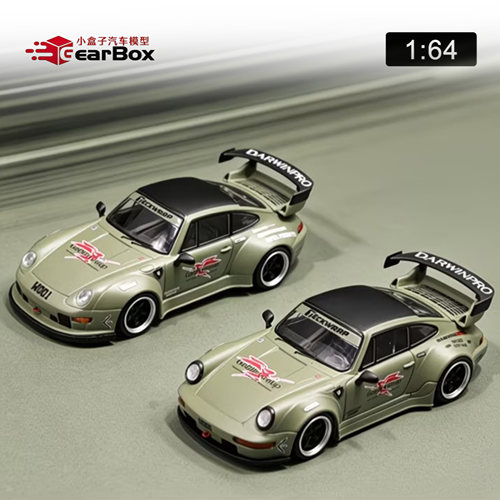 164保时捷RWB964/993合金车模