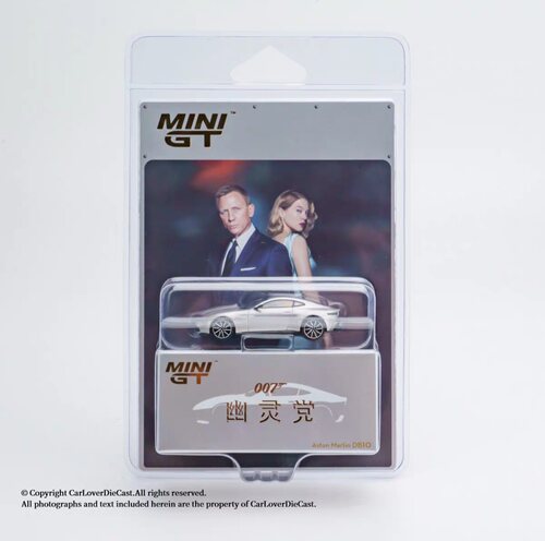 MINIGT 910# 1:64 阿斯顿马丁 DB10 Spectre 电影007合金汽车模型