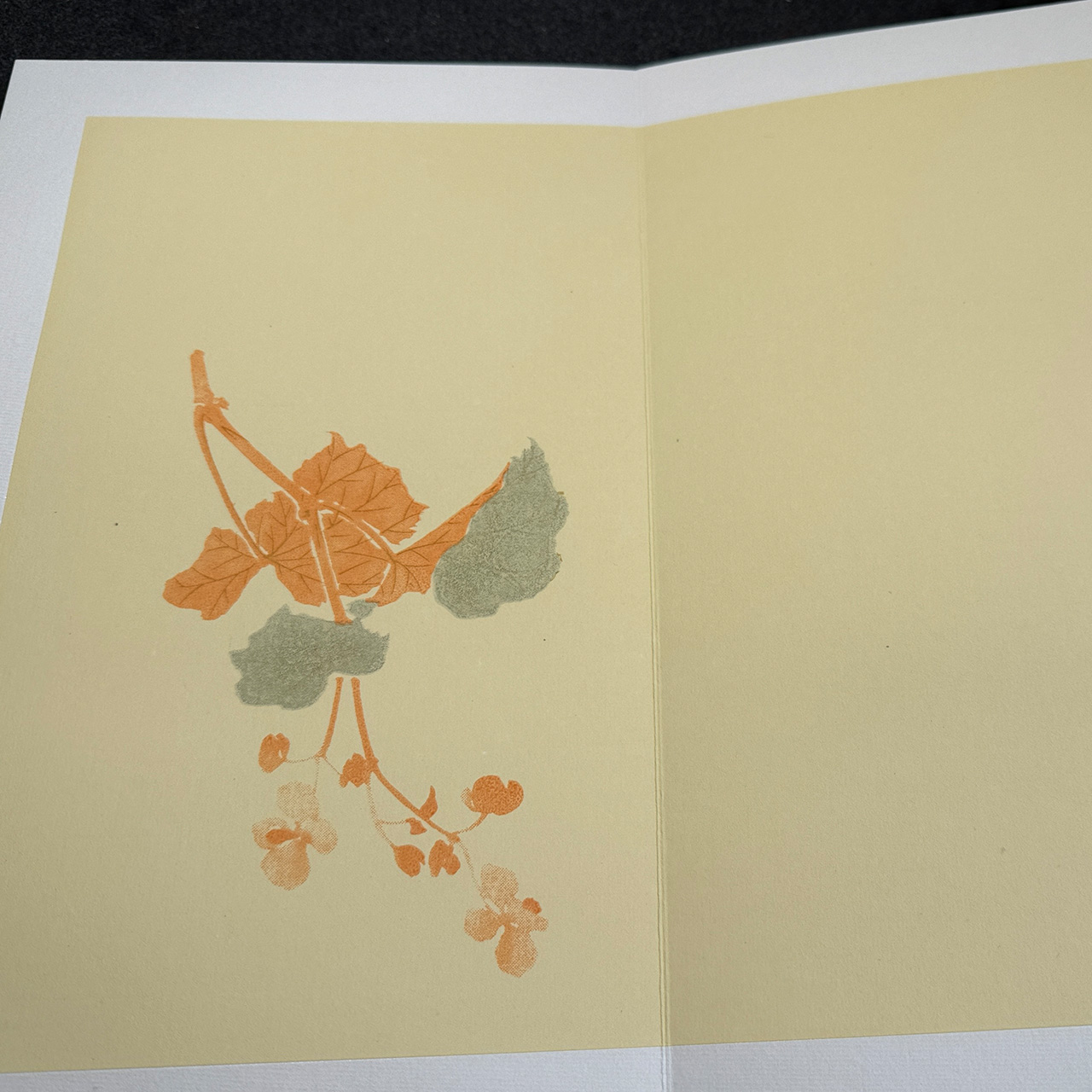 墨社今夕特制蜡染花笺册页