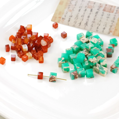 Натуральное ожерелье и браслет ручной работы, аксессуары, DIY