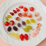 Реалистичная милая клубника, подвеска, серьги ручной работы, аксессуар с аксессуарами, «сделай сам»