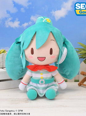 新品世嘉 VOCALOID 初音未来 DIVA ACFT 空姐毛绒玩偶fufu周边