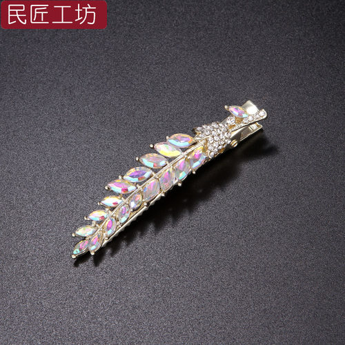 半扎发发夹后脑勺耳边女清新短发