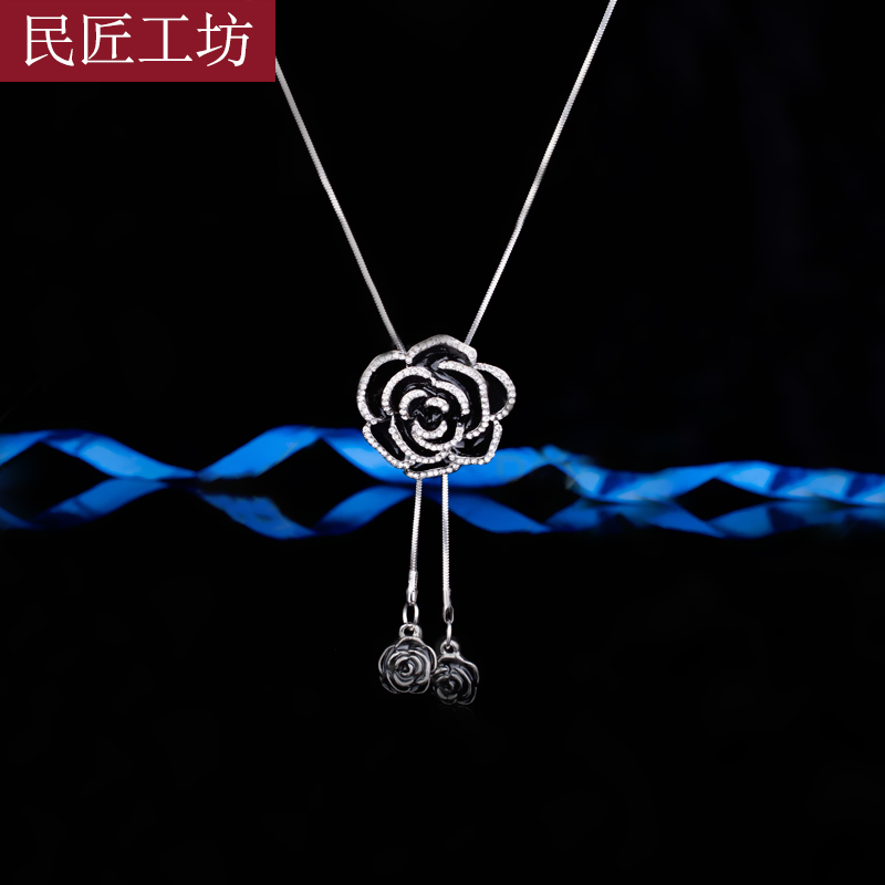 长款百搭高档欧美韩版大气毛衣链