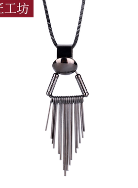 长款百搭韩国欧美流苏大气毛衣链