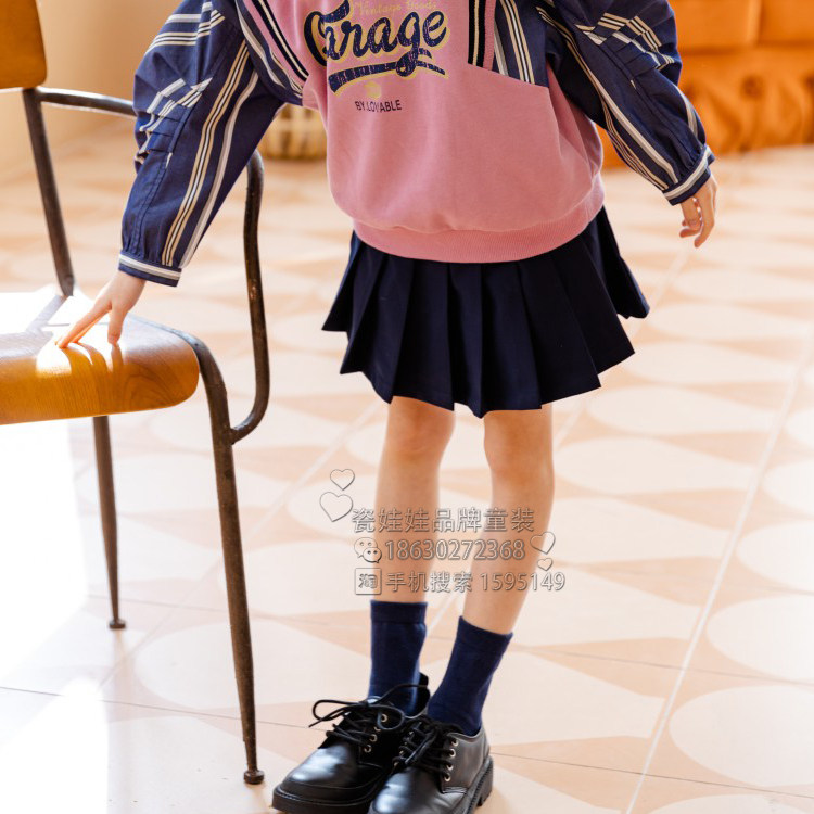 柏惠信子女童 春夏童装韩版时尚百搭休闲超短裙BE131613806