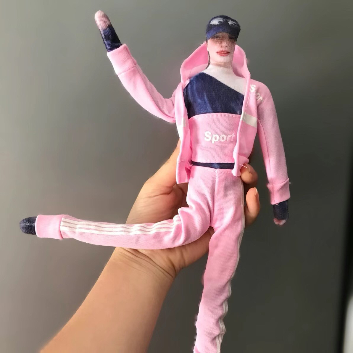 搞笑明星玩偶干抽象玩具老鼠干换装运动服休闲时装衣裤帅气男女款