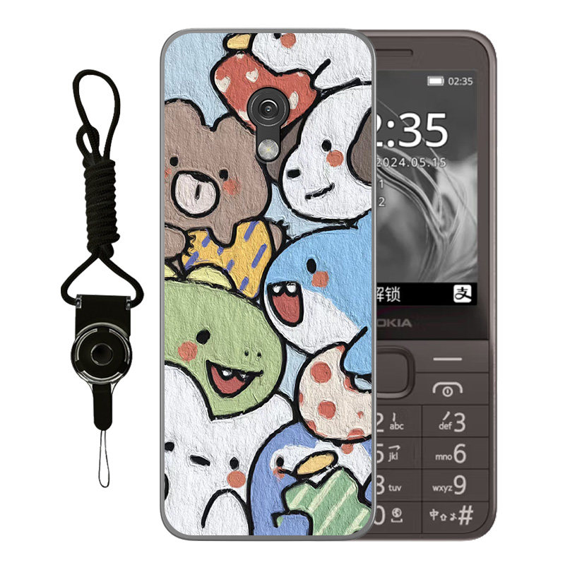 适用于诺基亚235 4G手机壳TA-1616卡通动漫创意可爱全包防摔新款NOKIA 235时尚简约高颜值男女款定制保护套